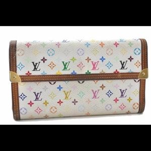 RARE Louis Vuitton Murakami Multicolor PT Wallet